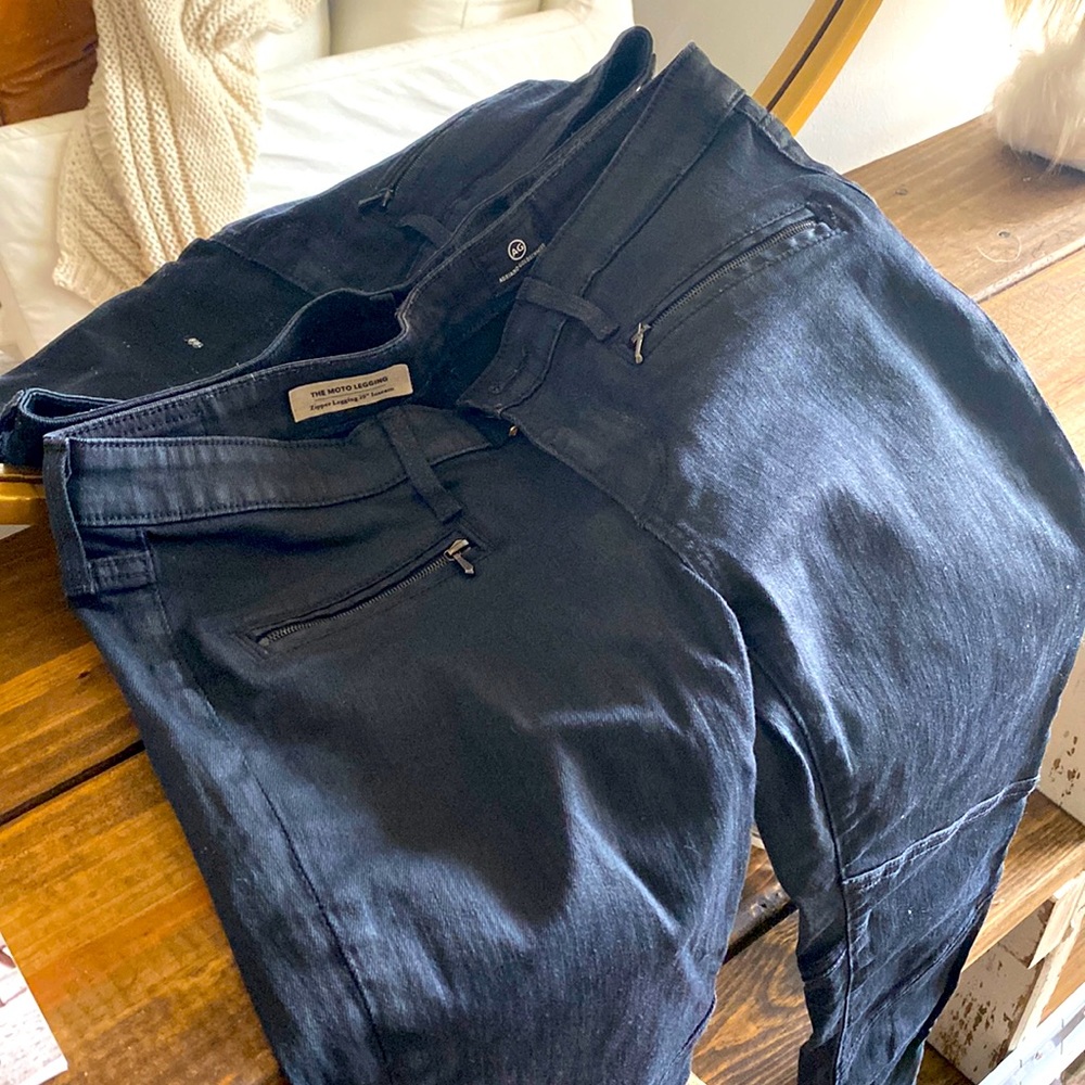 AG Moto Leggings zipper 29” inseam